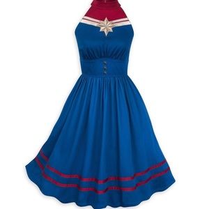 Disney Captain Marvel Dress by Her Universe & The Dress Shop, size M *Used*